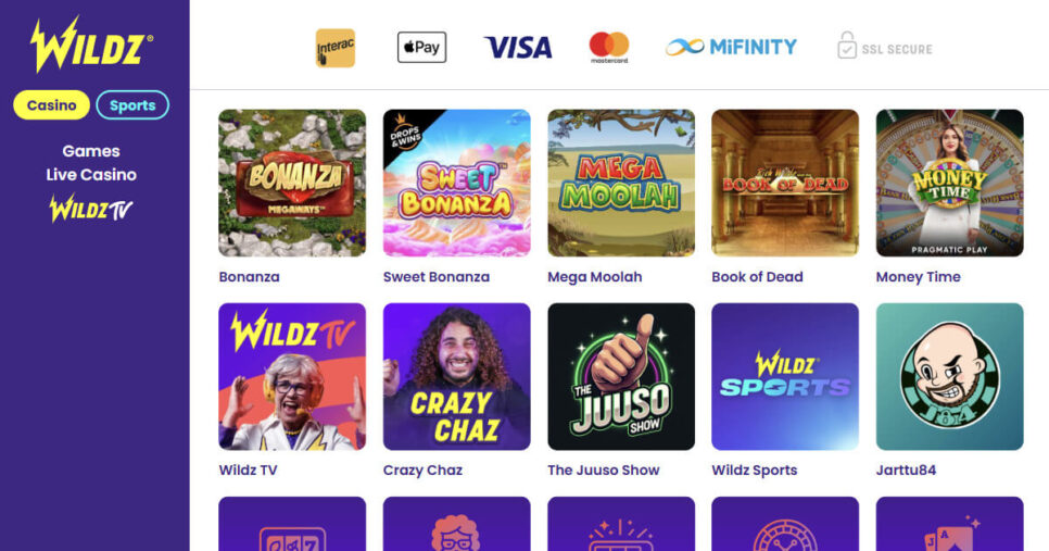 Secure casino Quebec online - Wildz